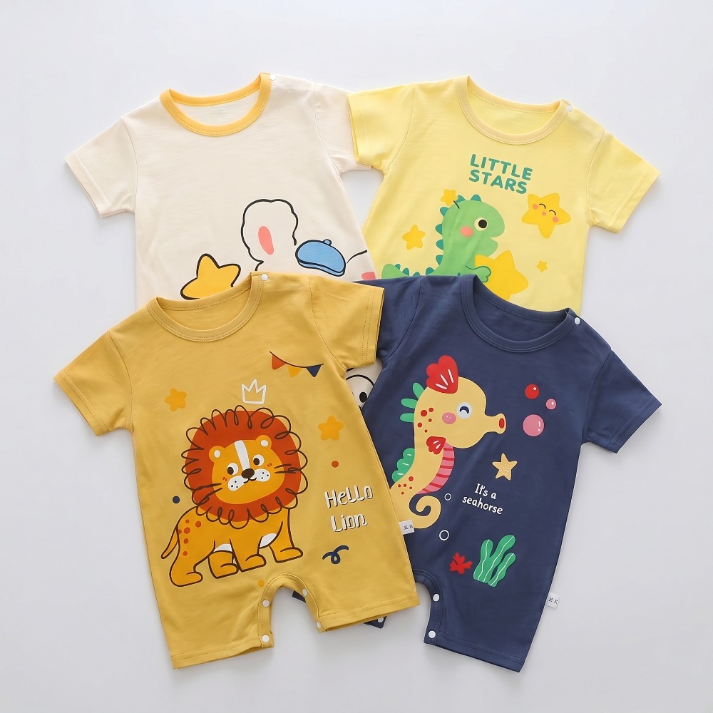 Summer  Printed Newborn Baby C - Baby Summer Linen Sleeveless Jumpsuit review and price