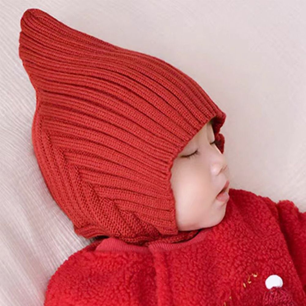 Cute Solid Color Baby Hat Wint - Infant Beanie Hat With Ears review and price