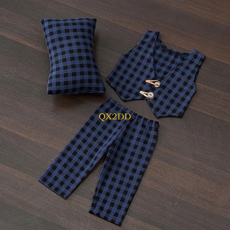 QX2D Checkered Pillow Pants &  - Infant Photography Props Outfit review and price