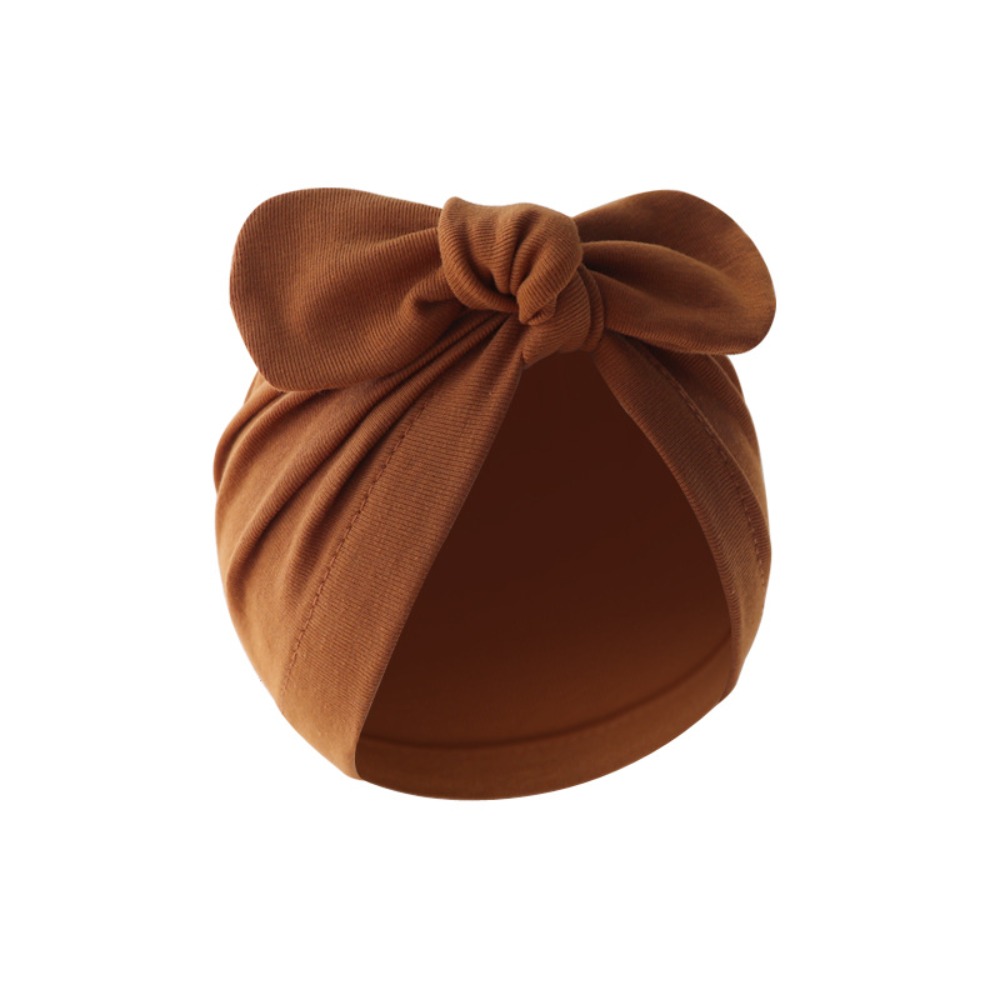 Cute Flower Knot Baby Hat Soli - Infant Beanie Hat With Ears review and price