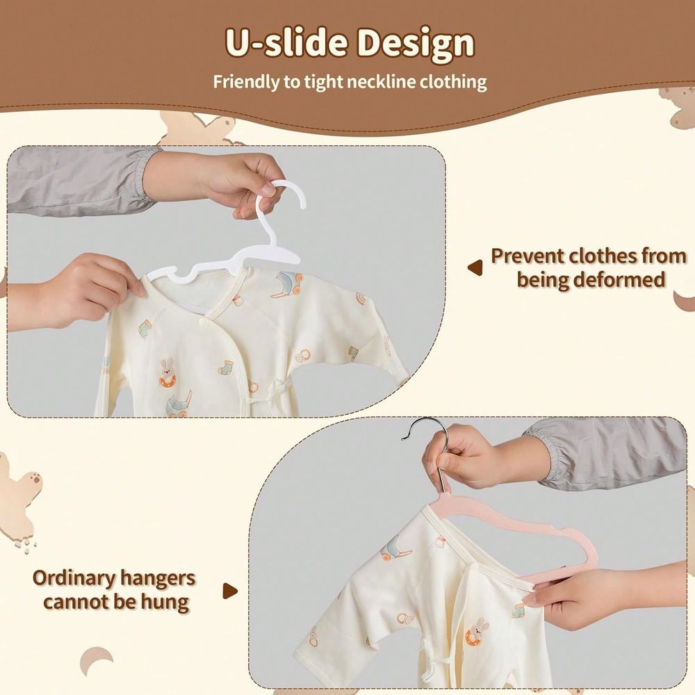 70 100 Pack Kids Hangers Plast - Baby Clothes review and price