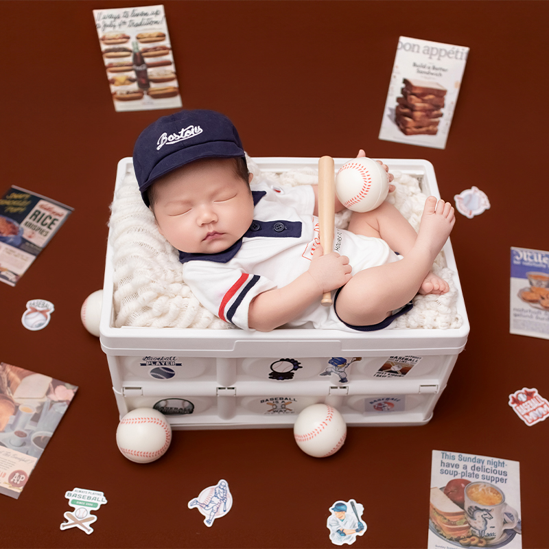 Sport Baseball Theme Newborn B - Infant Photography Props Outfit review and price